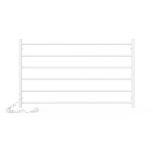 Электрический полотенцесушитель Laris Зебра Горизонт ЧК6 1000 х 600 Э подкл. 
слева R3 фото