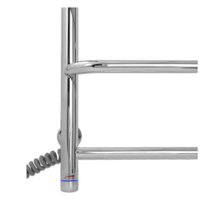 Электрический полотенцесушитель Laris Стандарт П5 500 х 660 с полкой Э подкл. 
слева фото