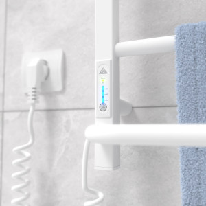 Электрический полотенцесушитель Laris Зебра Комфорт ЧК6 500 х 600 Э подкл. справа R3 фото