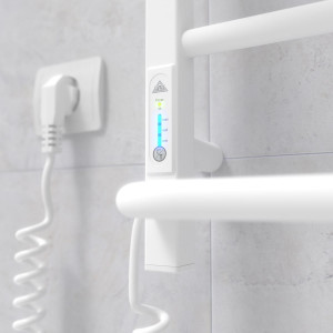 Электрический полотенцесушитель Laris Зебра Практик ЧК6 1000 х 600 Э подкл. 
слева R3 фото