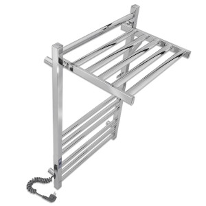 Электрический полотенцесушитель Laris Зебра Альфа ЧК6 500 х 600 Э подкл. справа R3 фото