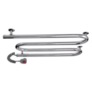 Электрический полотенцесушитель Laris Змеевик 25 РС3 600 х 500 Э подкл. слева фото