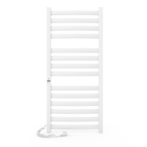 Электрический полотенцесушитель Laris Зебра Атлант Премиум ЧК14 500 х 1200 Э подкл. слева фото