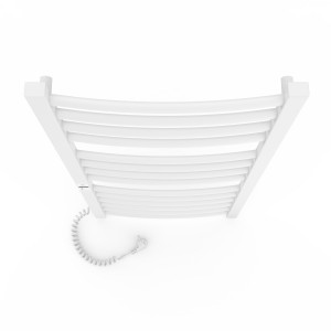 Электрический полотенцесушитель Laris Зебра Атлант Премиум ЧК14 500 х 1200 Э подкл. слева фото