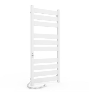 Электрический полотенцесушитель Laris Зебра Гефест Премиум ЧК10 500 х 1200 Э подкл. слева фото