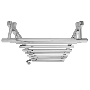 Электрический полотенцесушитель Laris Зебра Комфорт ЧК10 500 х 900 Э подкл. слева R3 фото