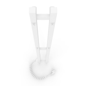 Электрический полотенцесушитель Laris Зебра Дуэт ЧК3 80 х 1200 Э подкл. слева R3 фото