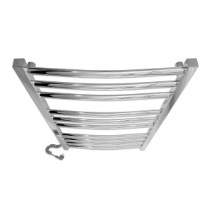 Электрический полотенцесушитель Laris Зебра Змеевик 25 ЧК3 500 х 500 Э подкл. слева фото