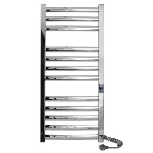 Электрический полотенцесушитель Laris Зебра Альфа ЧК10 500 х 900 Э подкл. слева R3 фото