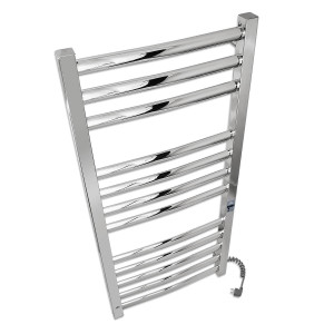 Электрический полотенцесушитель Laris Зебра Альфа ЧК10 500 х 900 Э подкл. слева R3 фото