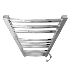 Электрический полотенцесушитель Laris Зебра Альфа ЧК10 500 х 900 Э подкл. слева R3 фото