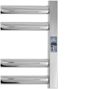 Электрический полотенцесушитель Laris Зебра Альфа ЧК10 500 х 900 Э подкл. слева R3 фото