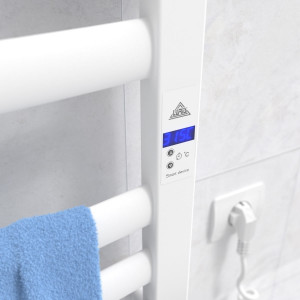 Электрический полотенцесушитель Laris Зебра Атлант Премиум ЧК10 500 х 900 Э подкл. справа фото