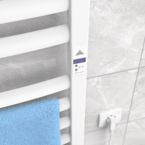 Электрический полотенцесушитель Laris Зебра Феличия ЧК6 500х700 Э подкл. универсальное R3 фото