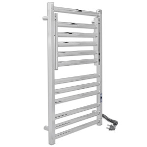 Электрический полотенцесушитель Laris Зебра Горизонт ЧК6 1000 х 600 Э подкл. слева R3 фото