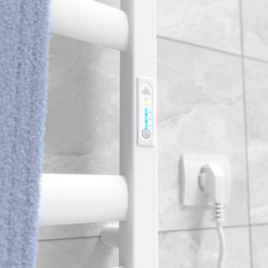 Электрический полотенцесушитель Laris Зебра Атлант ЧК8 500 х 900 Э подкл. слева R3 фото