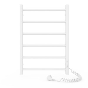Электрический полотенцесушитель Laris Зебра Альфа ЧК6 400 х 600 Э подкл. справа R3 фото