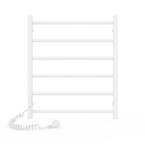 Электрический полотенцесушитель Laris Зебра Альфа ЧК6 500 х 600 Э подкл. слева R3 фото