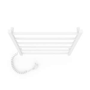 Электрический полотенцесушитель Laris Зебра Альфа ЧК6 500 х 600 Э подкл. слева R3 фото