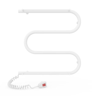 Электрический полотенцесушитель Laris Зебра Комфорт ЧК6 500 х 600 Э подкл. слева R3 фото