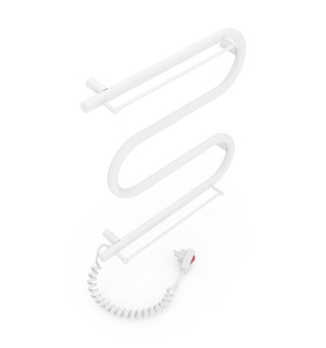 Электрический полотенцесушитель Laris Зебра Комфорт ЧК6 500 х 600 Э подкл. слева R3 фото