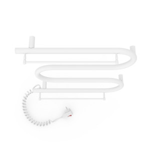 Электрический полотенцесушитель Laris Зебра Комфорт ЧК6 500 х 600 Э подкл. слева R3 фото