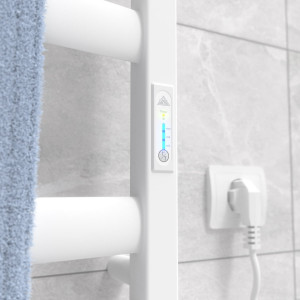 Электрический полотенцесушитель Laris Зебра Атлант ЧК8 500 х 900 Э подкл. справа R3