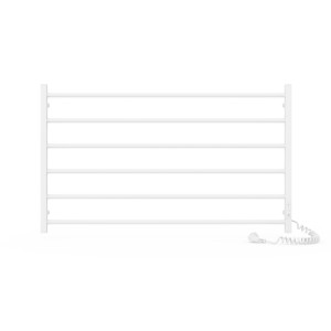 Электрический полотенцесушитель Laris Зебра Лавина ЧК10 500 х 900 Э (подкл. слева) фото