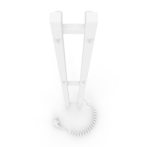 Электрический полотенцесушитель Laris Зебра Альфа ЧКЧ10 500 х 900 Э (подкл. справа) R3 фото