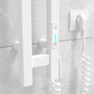 Электрический полотенцесушитель Laris Зебра Альфа ЧКЧ10 500 х 900 Э (подкл. справа) R3 фото