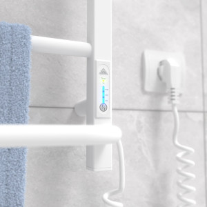 Электрический полотенцесушитель Laris Зебра Комфорт ЧК10 500 х 900 Э (подкл. справа) R3 фото