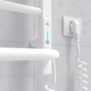 Электрический полотенцесушитель Laris Зебра Атлант ЧКЧ8 500 х 900 Э (подкл. слева) R3 фото