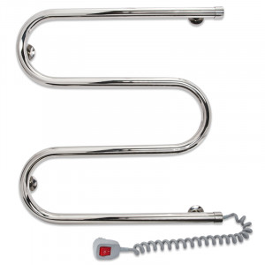 Электрический полотенцесушитель Laris Зебра Комфорт ЧКЧ8 500 х 800 Э (подкл. слева) R3 фото