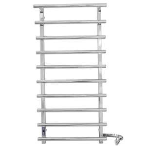 Электрический полотенцесушитель Laris Зебра Альфа ЧКЧ12 350 х 900 Э (подкл. слева) R3 фото