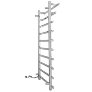 Электрический полотенцесушитель Laris Зебра Альфа ЧКЧ12 350 х 900 Э (подкл. слева) R3 фото