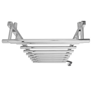 Электрический полотенцесушитель Laris Зебра Альфа ЧКЧ12 350 х 900 Э (подкл. слева) R3 фото