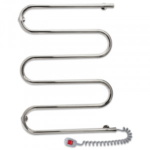 Электрический полотенцесушитель Laris Зебра Мираж ЧКЧ11 500 х 1200 Э (подкл. слева) фото