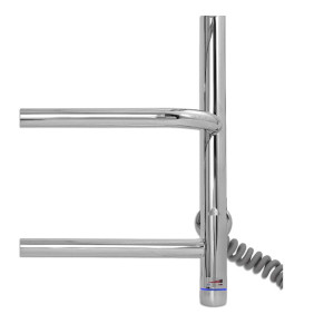 Электрический полотенцесушитель Laris Зебра Имидж ЧКЧ12 350 х 900 Э (подкл. справа) R3 фото