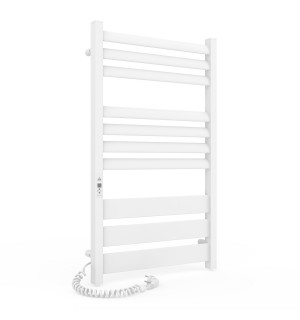 Электрический полотенцесушитель Laris Зебра Лавина ЧК10 500 х 900 Э (подкл. слева) фото