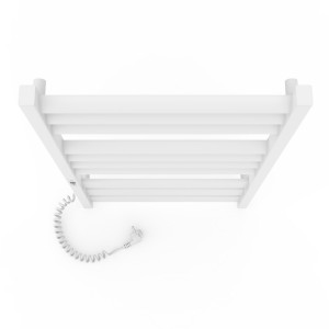 Электрический полотенцесушитель Laris Зебра Лавина ЧК10 500 х 900 Э (подкл. слева) фото