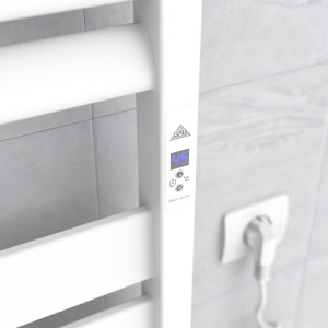 Электрический полотенцесушитель Laris Зебра Лавина ЧК10 500 х 900 Э (подкл. справа) фото