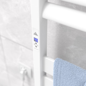 Электрический полотенцесушитель Laris Зебра Атлант ЧКЧ6 500 х 700 Э (подкл. слева) R3 фото