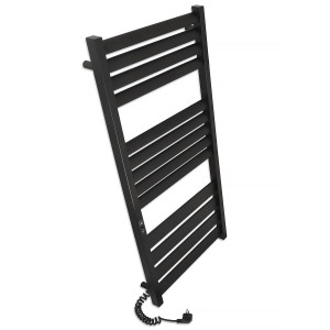 Электрический полотенцесушитель Laris Зебра Лавина ЧКЧ13 500 х 1200 Э (подкл. слева) фото