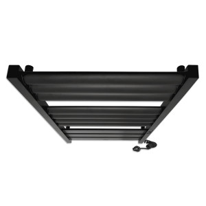 Электрический полотенцесушитель Laris Зебра Лавина ЧКЧ10 500 х 900 Э (подкл. справа) фото