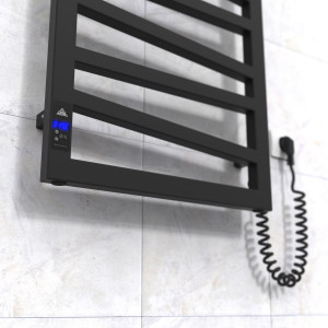 Электрический полотенцесушитель Laris Зебра Мираж ЧКЧ11 500 х 1200 Э (подкл. справа) фото