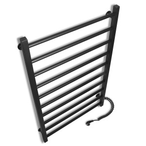 Электрический полотенцесушитель Laris Зебра Комфорт ЧКЧ6 500 х 600 Э (подкл. слева) R3 фото