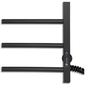 Электрический полотенцесушитель Laris Зебра Комфорт ЧКЧ6 500 х 600 Э (подкл. слева) R3 фото