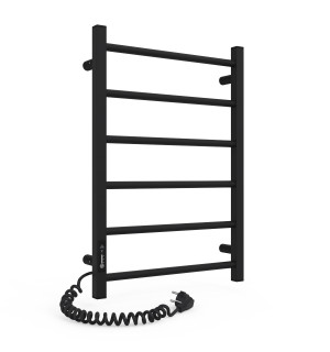 Электрический полотенцесушитель Laris Зебра Альфа ЧКЧ6 400 х 600 Э (подкл. слева) R3 фото