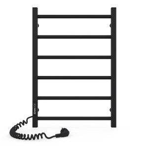 Электрический полотенцесушитель Laris Зебра Комфорт ЧК10 500 х 900 Э (подкл. справа) R3 фото