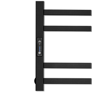 Электрический полотенцесушитель Laris Зебра Альфа ЧКЧ6 400 х 600 Э (подкл. слева) R3 фото